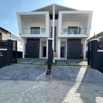 4 BEDROOM SEMI  DETACHED DUPLEX WITH BQ 